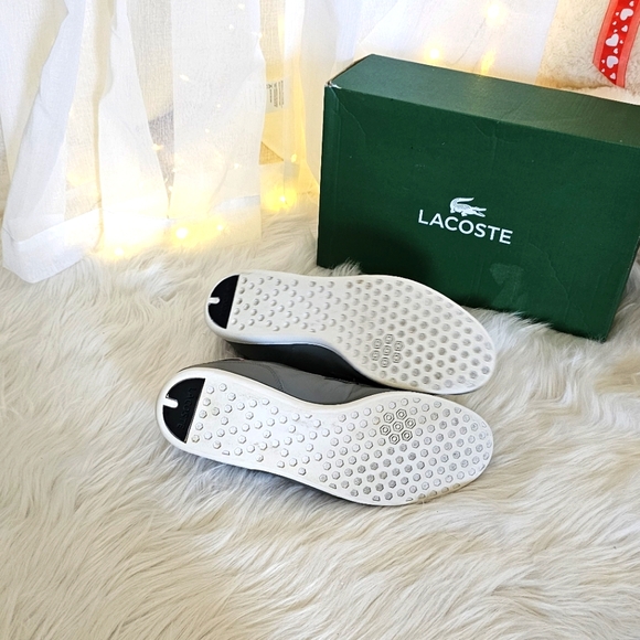 Lacoste Dreyfus AP Men's Sport Casual Leather Boat SHOES Gray Size USA 11 - Picture 5 of 5